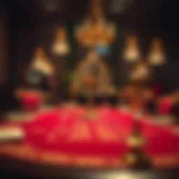 Historic Baccarat Table Setting